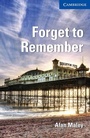 Cover: Forget to Remember Level 5 Upper Intermediate - Cambridge University Press