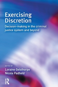 Enlarge image Cover: Exercising Discretion - Willan Publishing