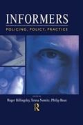 Cover: Informers - Willan Publishing
