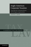 Cover: Anglo-American Corporate Taxation - Cambridge University Press