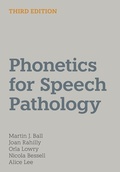 Cover: Phonetics for Speech Pathology - Equinox Publishing Ltd