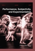 Cover: Performance, Subjectivity, and Experimentation - Leuven University Press