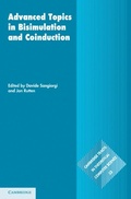 Cover: Advanced Topics in Bisimulation and Coinduction - Cambridge University Press