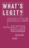 Cover: What's Legit? - Diaphanes