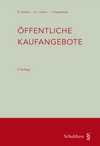 Abbildung von: Öffentliche Kaufangebote (PrintPlu§) - Schulthess Juristische Medien