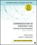 Cover: Communication in Everyday Life - International Student Edition - SAGE Publications Inc