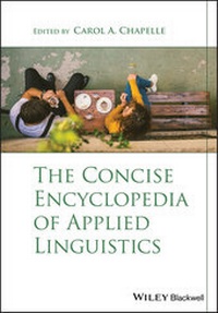 Enlarge image Cover: The Concise Encyclopedia of Applied Linguistics - Wiley