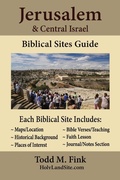 Cover: Jerusalem & Central Israel Biblical Sites Guide - Selah Book Press