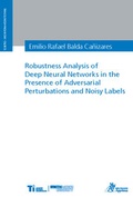 Cover: Robustness Analysis of Deep Neural Networks in the Presence of Adversarial Perturbations and Noisy Labels - Apprimus Verlag