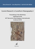 Cover: Current Research in Cuneiform Palaeography 2 - PeWe-Verlag