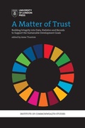 Cover: A Matter of Trust - University of London Press