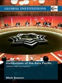 Cover: Institutions of the Asia-Pacific - Routledge