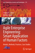 Cover: Agile Enterprise Engineering: Smart Application of Human Factors - Springer