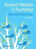 Cover: Research Methods in Psychology 6th edition PDF ebook - Pearson