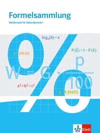Abbildung von: Formelsammlung. Mathematik für Sekundarstufe I - Klett