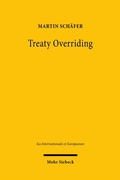 Cover: Treaty Overriding - Mohr Siebeck