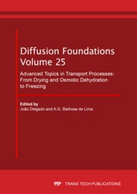 Enlarge image Cover: Advanced Topics in Transport Processes: From Drying and Osmotic Dehydration to Freezing - Trans Tech Publications Ltd
