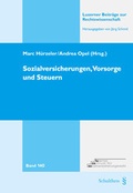 Cover: Sozialversicherungen, Vorsorge und Steuern - Schulthess Juristische Medien