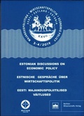 Bild: Estnische Gespr&auml;che &uuml;ber Wirtschaftspolitik 3-4/2019 - Berliner Wissenschafts-Verlag
