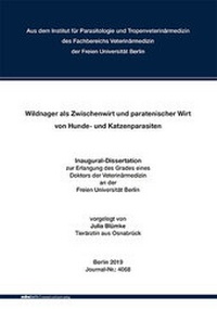 Abbildung von: Wildnager als Zwischenwirt und paratenischer Wirt von Hunde- und Katzenparasiten - Mensch & Buch