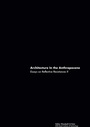 Cover: Architecture In the Anthropocene - BoD - Books on Demand - Schweden
