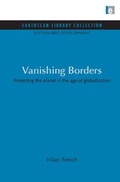 Cover: Vanishing Borders - Earthscan Ltd