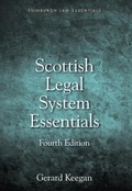 Cover: Scottish Legal System Essentials - Edinburgh University Press