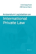 Bild: Avizandum Legislation on International Private Law - Edinburgh University Press