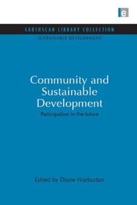 Enlarge image Cover: Community and Sustainable Development - Earthscan Ltd