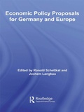 Cover: Economic Policy Proposals for Germany and Europe - Routledge