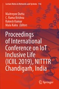 Cover: Proceedings of International Conference on IoT Inclusive Life (ICIIL 2019), NITTTR Chandigarh, India - Springer