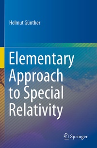 Enlarge image Cover: Elementary Approach to Special Relativity - Springer