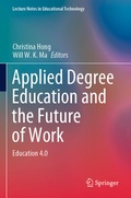 Cover: Applied Degree Education and the Future of Work - Springer
