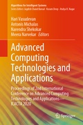 Cover: Advanced Computing Technologies and Applications - Springer