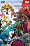 Cover: Mighty Morphin Power Rangers/Teenage Mutant Ninja Turtles #2 - Boom Entertainment