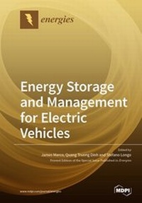 Enlarge image Cover: Energy Storage and Management for Electric Vehicles - MDPI