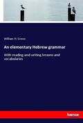 Cover: An elementary Hebrew grammar - Hansebooks