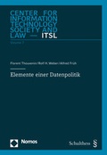 Cover: Elemente einer Datenpolitik - Schulthess Juristische Medien