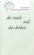 Cover: der staub und das denken - &ccedil;a-ira-Verlag