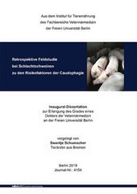 Abbildung von: Retrospektive Feldstudie bei Schlachtschweinen zu den Risikofaktoren der Caudophagie - Mensch & Buch
