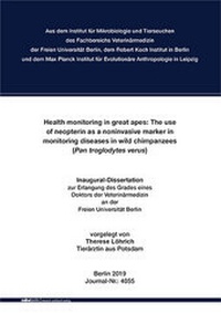 Abbildung von: Health monitoring in great apes: The use of neopterin as a non-invasive marker in monitoring diseases in wild chimpanzees (Pan troglodytes verus) - Mensch & Buch