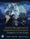 Cover: Quality Management for Organizational Excellence - Pearson