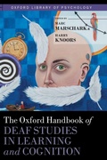 Cover: The Oxford Handbook of Deaf Studies in Learning and Cognition - Oxford University Press Inc