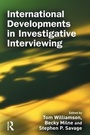 Cover: International Developments in Investigative Interviewing - Willan Publishing