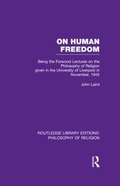 Cover: On Human Freedom - Routledge