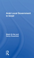 Cover: Arab Local Government In Israel - Routledge