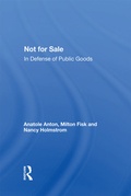 Cover: Not For Sale - Routledge