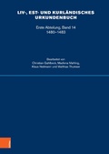 Cover: Liv-, Est- und Kurl&auml;ndisches Urkundenbuch - B&ouml;hlau