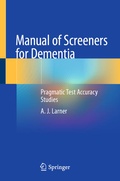 Cover: Manual of Screeners for Dementia - Springer