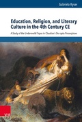 Cover: Education, Religion, and Literary Culture in the 4th Century CE - Vandenhoeck & Ruprecht